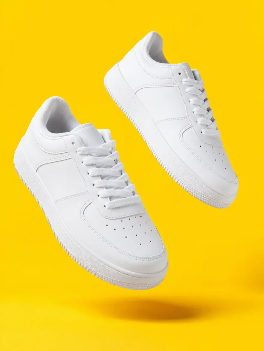 Sneaker product ad