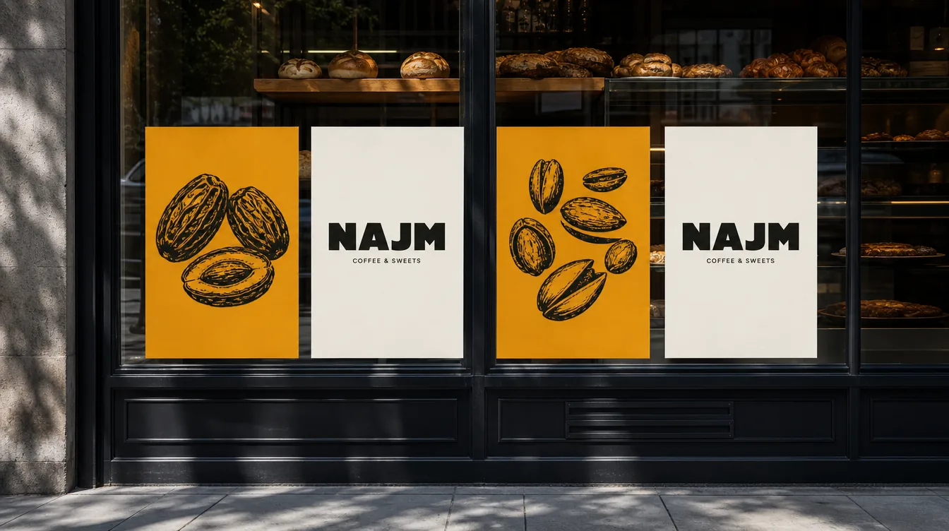 Najm storefront poster set