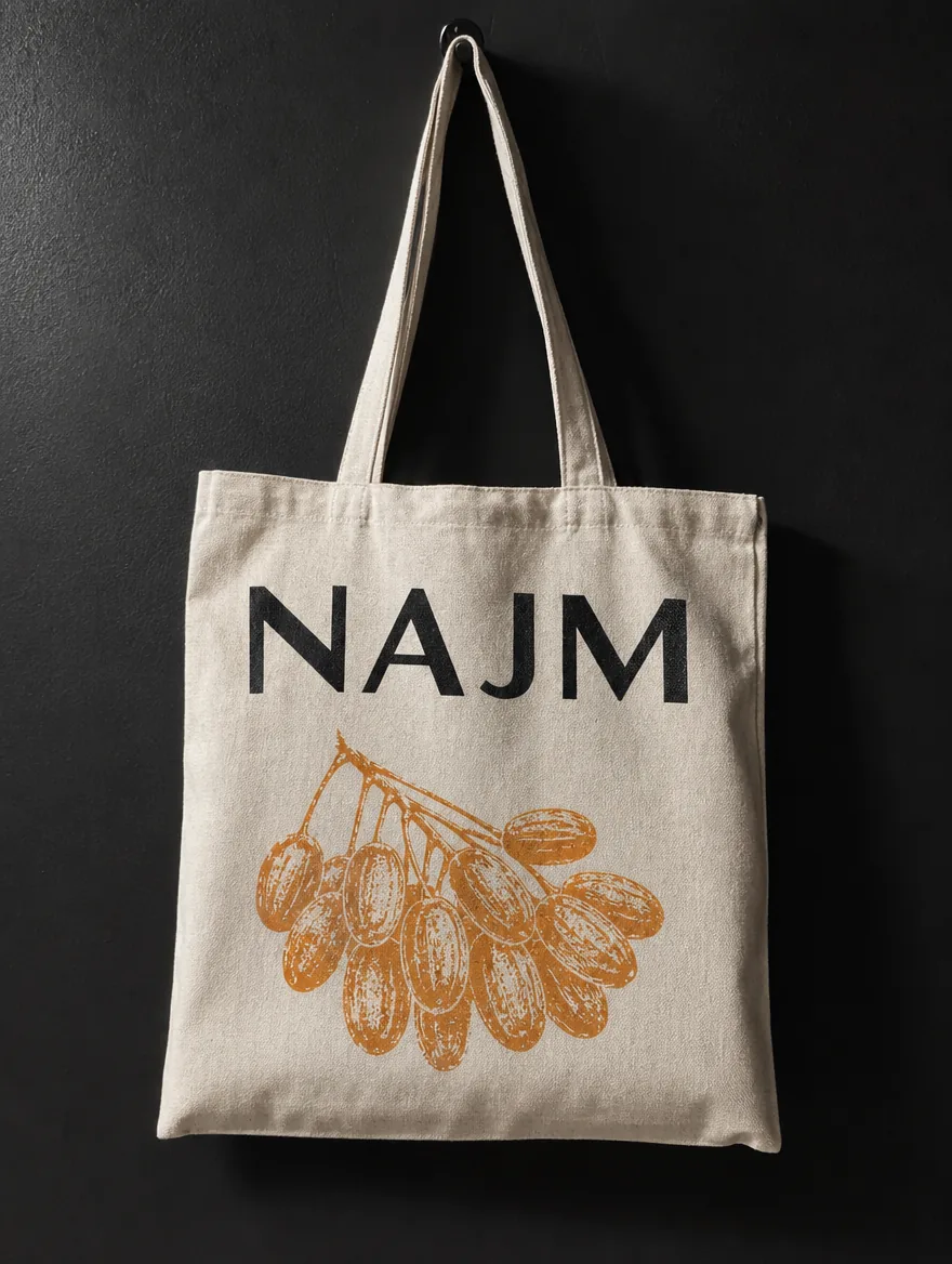 Najm canvas tote