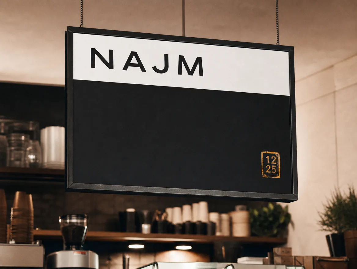 Najm menu board