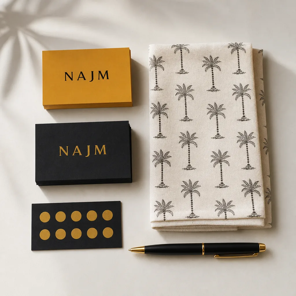 Najm stationery set