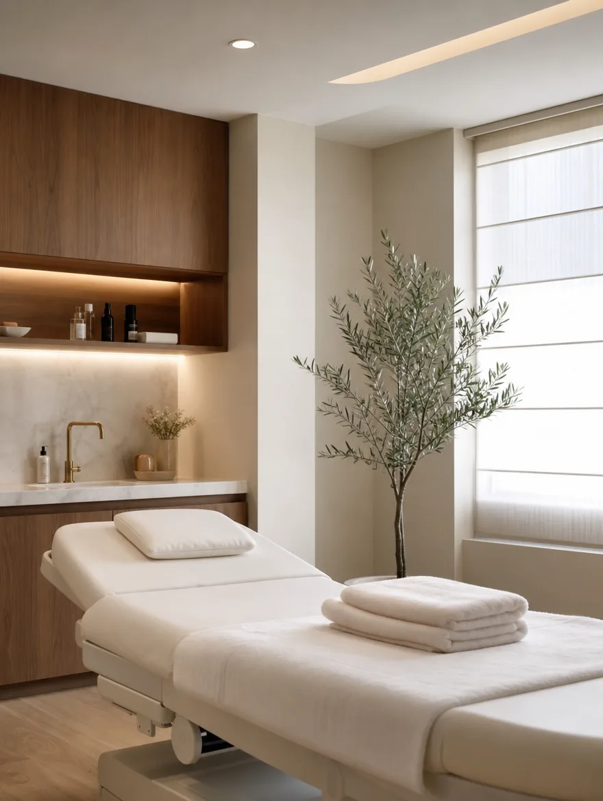 Med spa treatment room